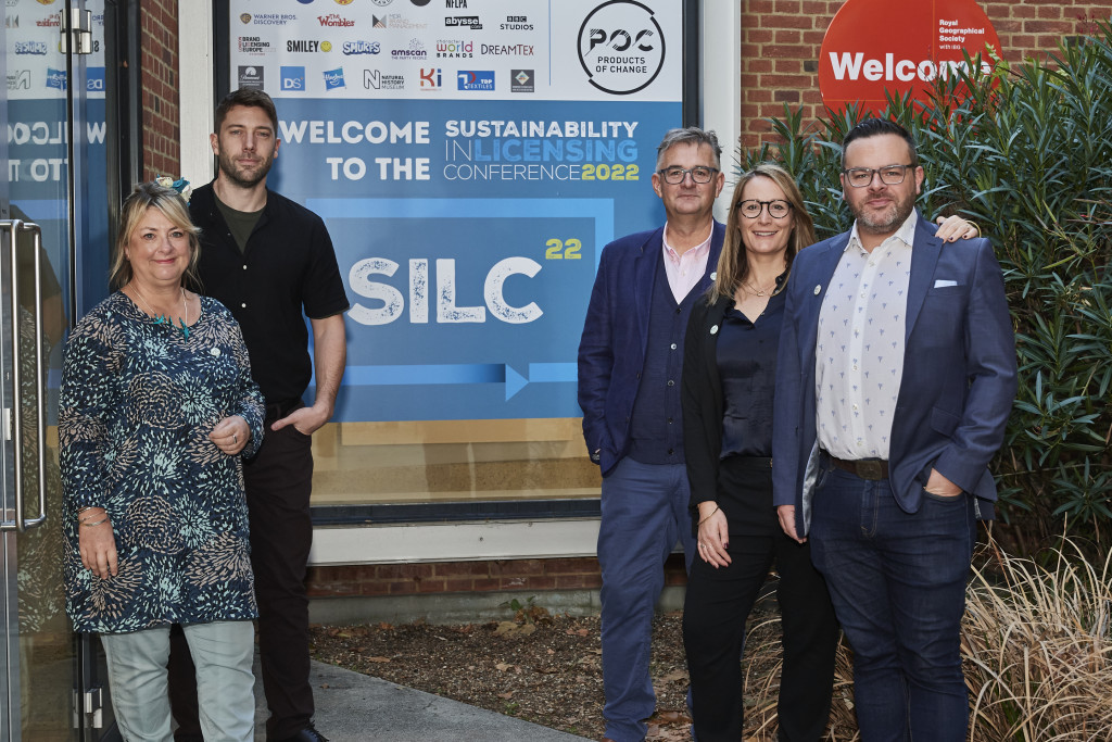 Above: POC founder Helena Mansell-Stopher (second right) with POC editor and community manager Rob Hutchins (second left) and POC directors Rob Willis (far right), Ian Hyder and Jakki Brown