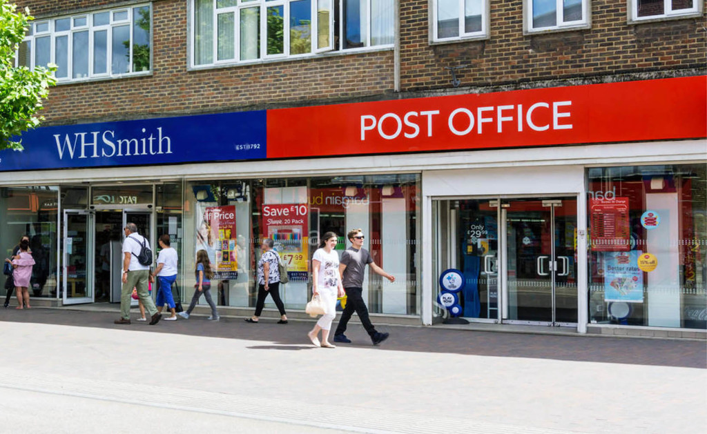 Above: WHS has over 200 post offices instore