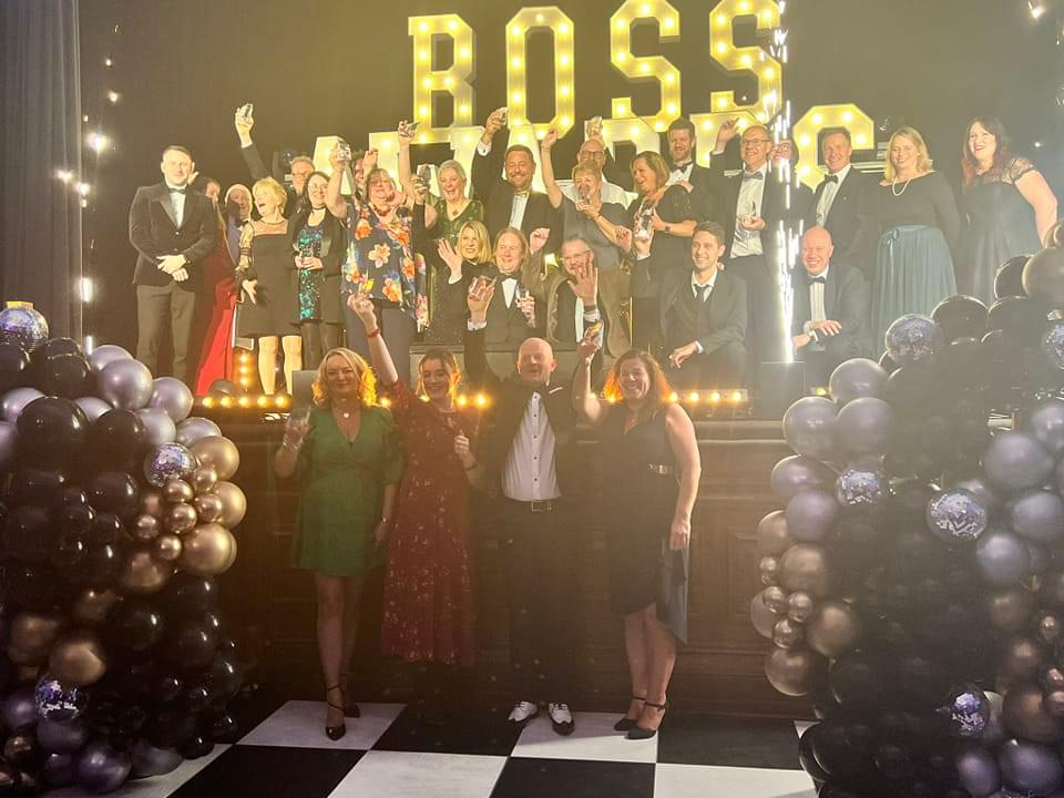 Above: All the BOSS winners on the night