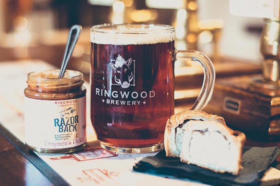 Above: While cards are worth the money, John thinks a pint of Ringwood is also worth the expenditure