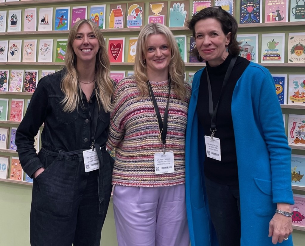 Above: DSD panel members Sarah Jackson (left) and Rebecca Green (centre) with Amanda Fergusson