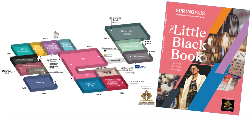 Above: The Little Black Book is a great guide to Spring Fair