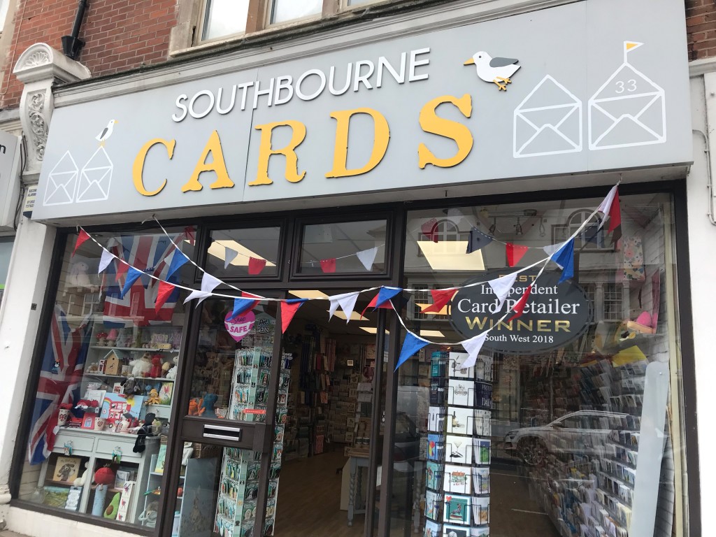 Above: Southbourne Cards saw an increase in average spend in the Christmas run up