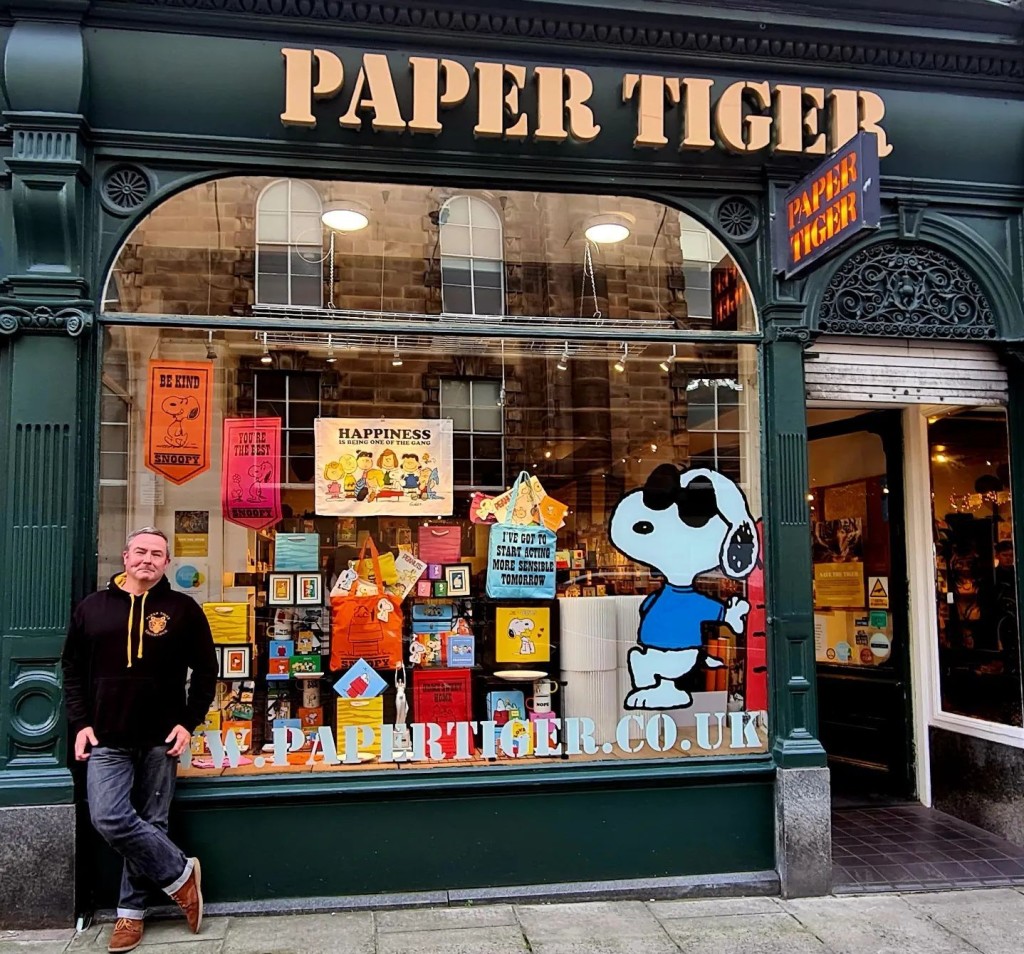 Above: Paper Tiger’s Michael Apter has been looking at the pros and cons of Paperchase’s demise