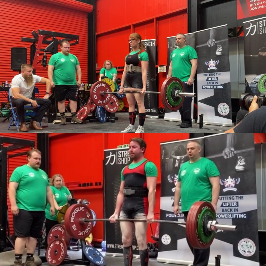 Above & top: A shared passion for powerlifting brought Yvette together with Dan