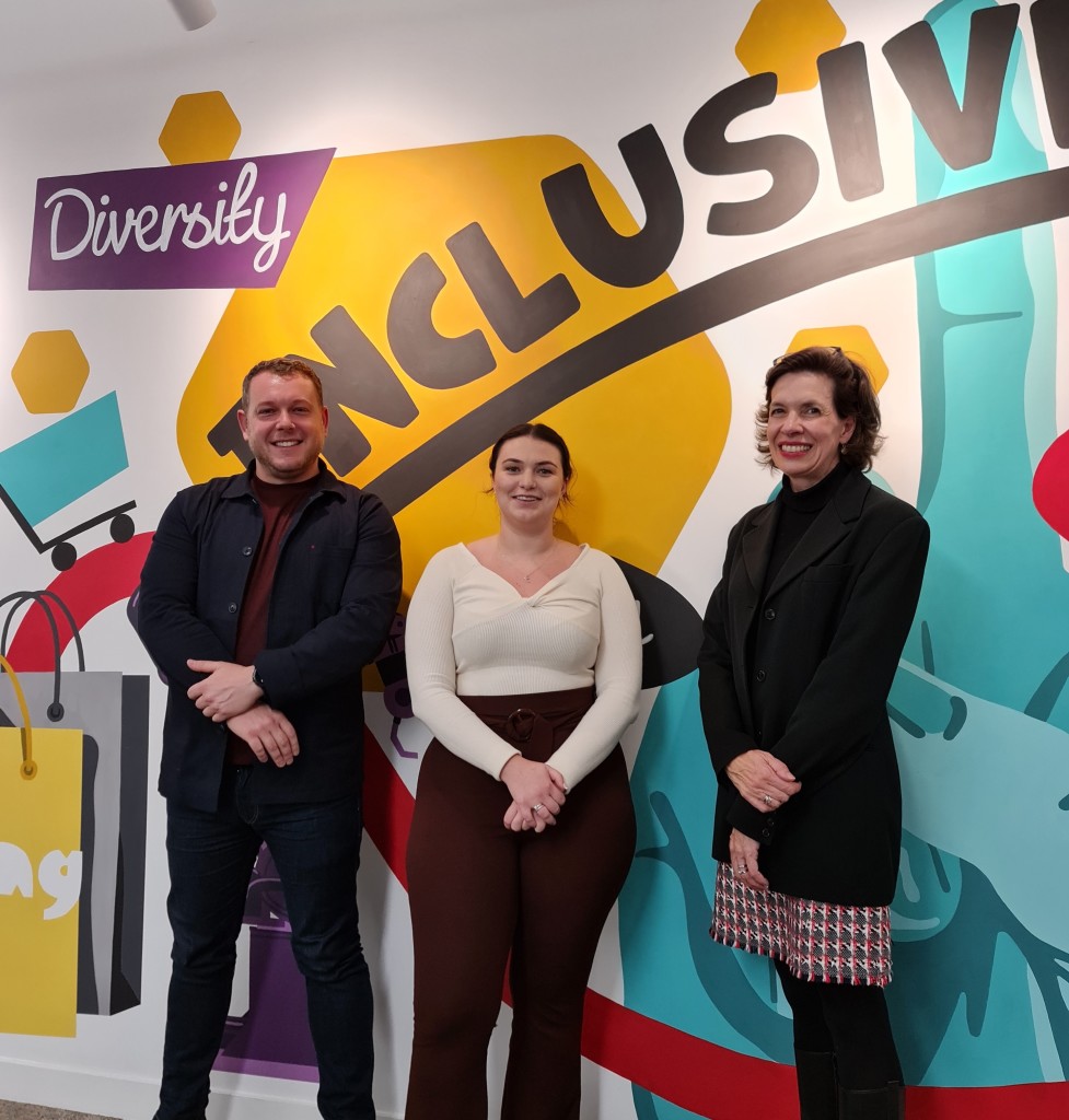 Above: GCA ceo Amanda Fergusson (far right) with Spring Fair event director Daniel Mayhew and his Hyve Group colleague Charlotte Forshaw