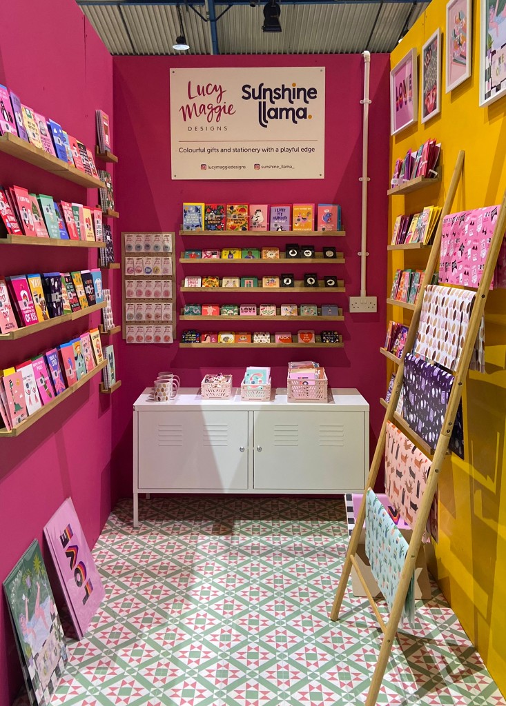 Above: The new retail space shows off Lucy Maggie Designs and Sunshine Llama products