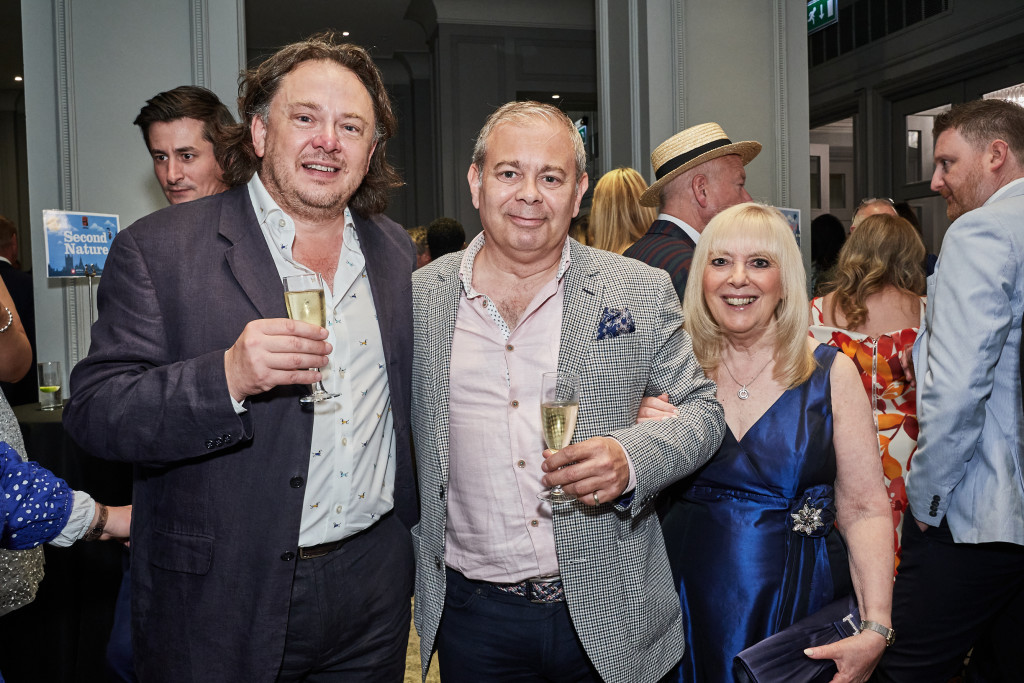 Above: Mike Gray (left) with House of Cards’ Miles Robinson and Max Publishing’s Sue Marks at The Retas last July