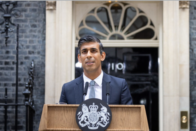 Above: Prime minister Rishi Sunak is seeking parliamentary approval for the EU trade deal