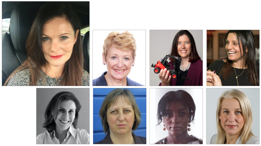 Above: The GA’s Sarah Ward (top left) with fellow powerlist women (clockwise) Dids Macdonald, Clare Bottle, Seema Grantham, Helen Dickinson, Meeka Walwyn-Lewis, Anne Bingham, and Dimitra Rappou