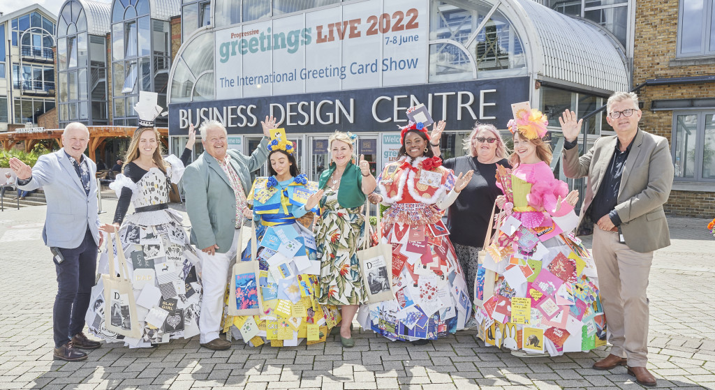 Above: The iconic card dresses will be seen again at this year’s show with new themes as ever