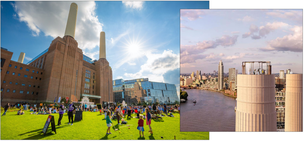 Above: The landmark building has been brought back to life, with an exciting viewing experience