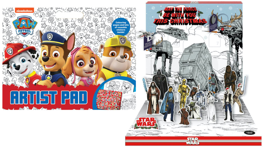Above: IG Design Groups Paw Patrol product and Danilo’s Star Wars calendar are finalists