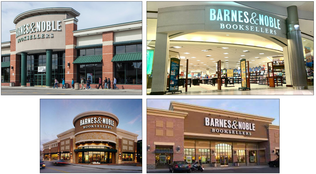 Above: Barnes & Noble’s giant bookstores offer a wide range of greeting cards