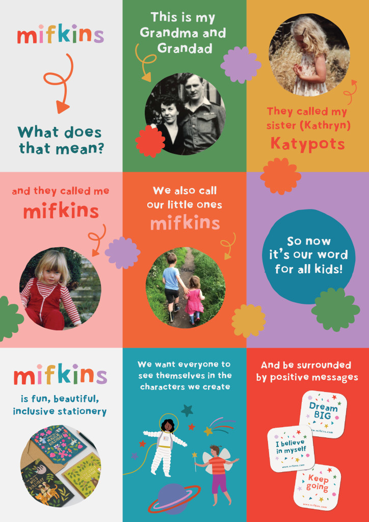Above & top: Every child is a Mifkins!