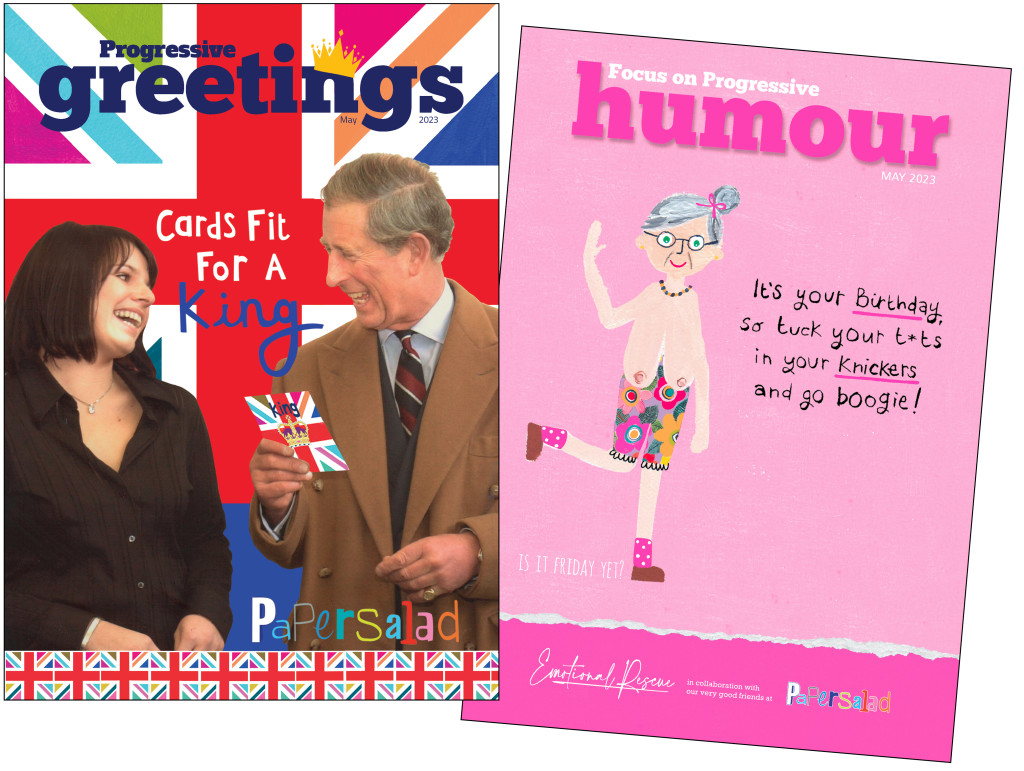Above: The May issue includes the Focus On Humour Cards publication