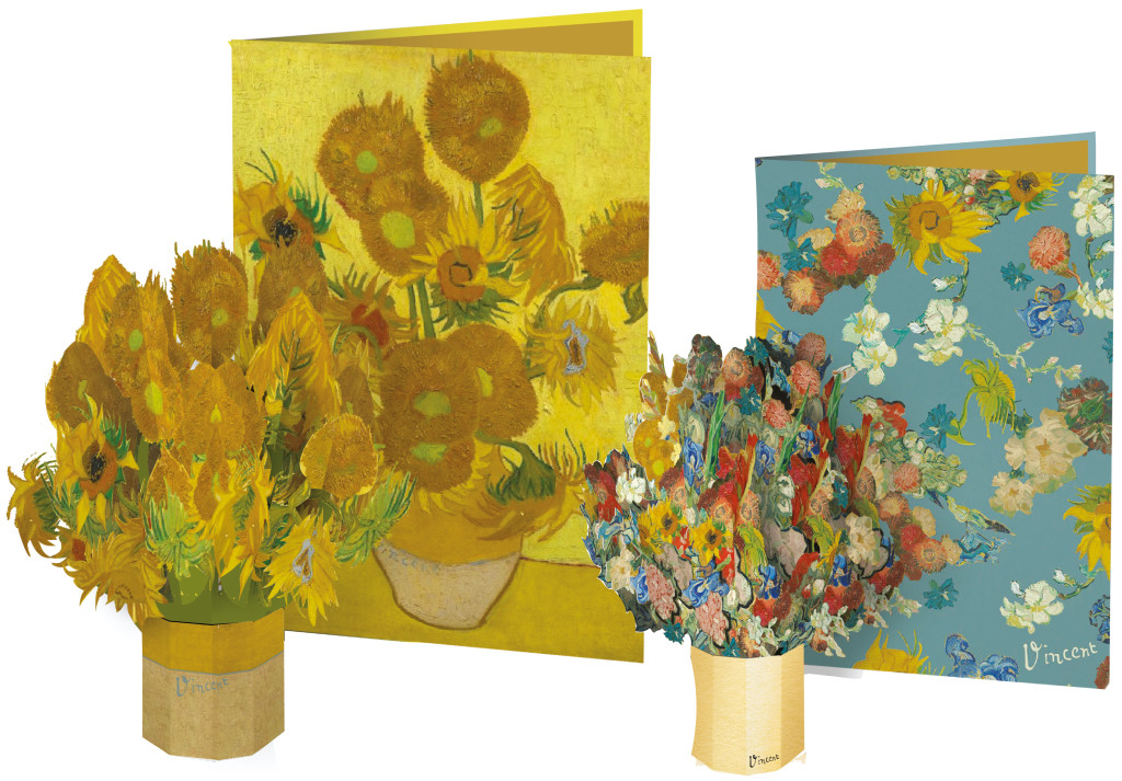 Above: Origamo has reimagined Van Gogh’s work as 3D cards