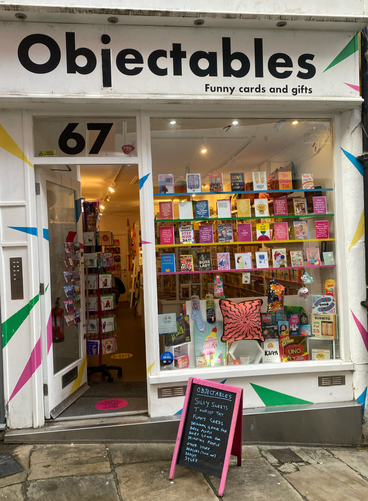 Above: Objectables’ Folkestone shop has enjoyed a strong first quarter