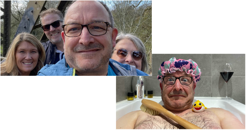Above: Ian Bradley has pledged to jump in the Serpentine if he and Lorraine raise £2,000, and Caroline and Jon Ranwell are aiming to raise the same amount
