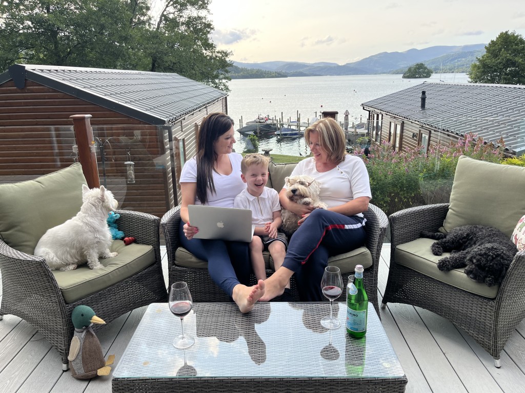 Above: “Mum and I judged the Henries at our Windermere lodge,” Celebrations of Carlisle's Sonya Haandrikman-Sibbald said. “It was lovely to judge the Henries away from the buzz and business of the shop so we could give it 100% focus. Dylan and the dogs wanted to help too!”