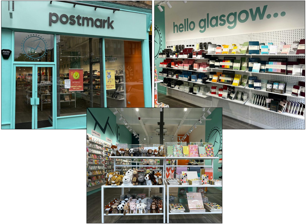 Above: Postmark’s Glasgow store is its second outside its London base