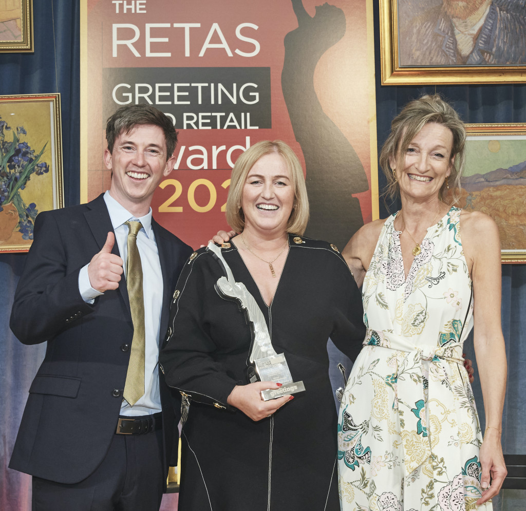 Above: Kerri Sorbie received Archerfield Walled Garden's award from category sponsor Lucilla Lavender