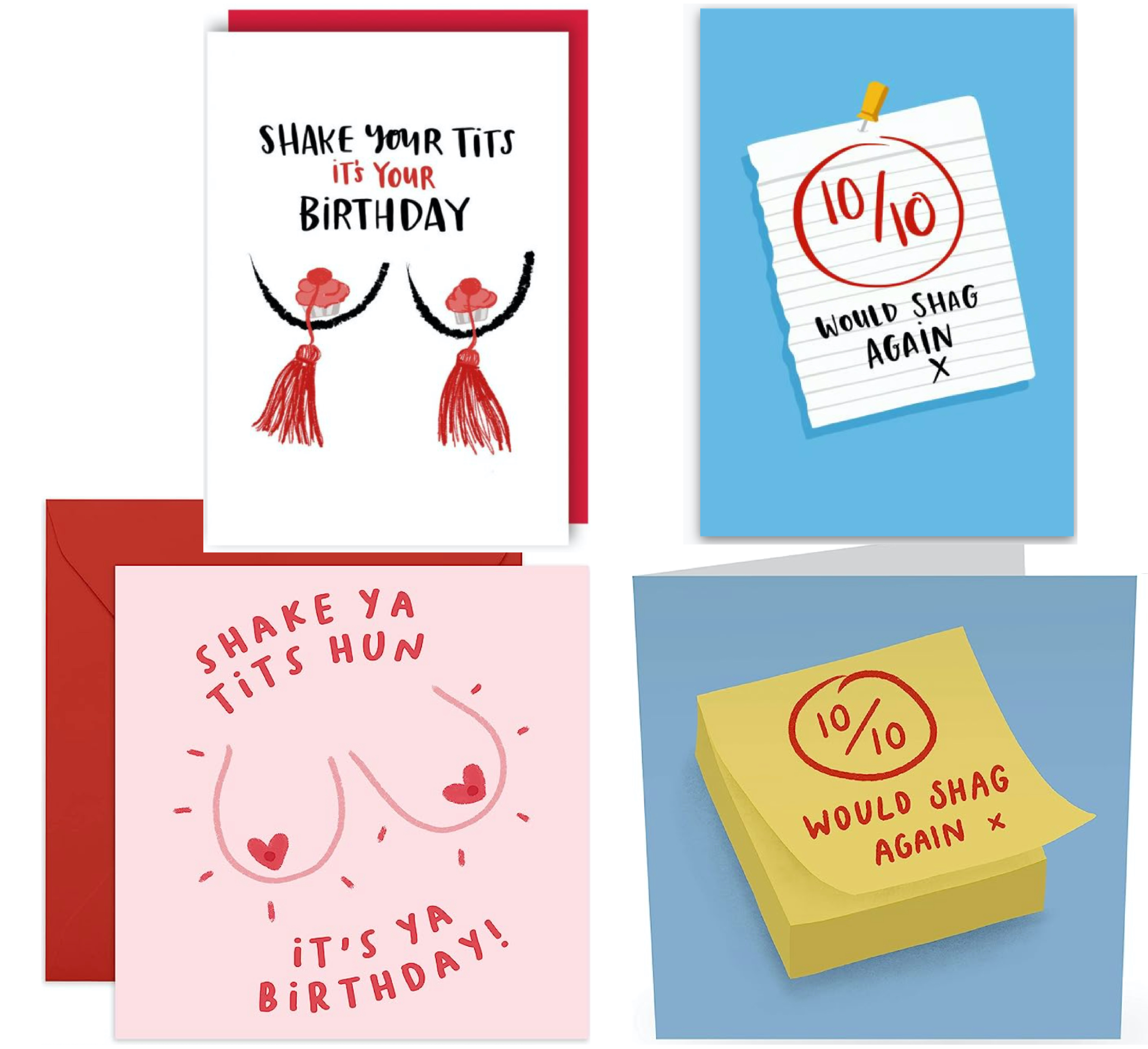 Shake Your Tits It's Your Birthday by Lucy Maggie Designs