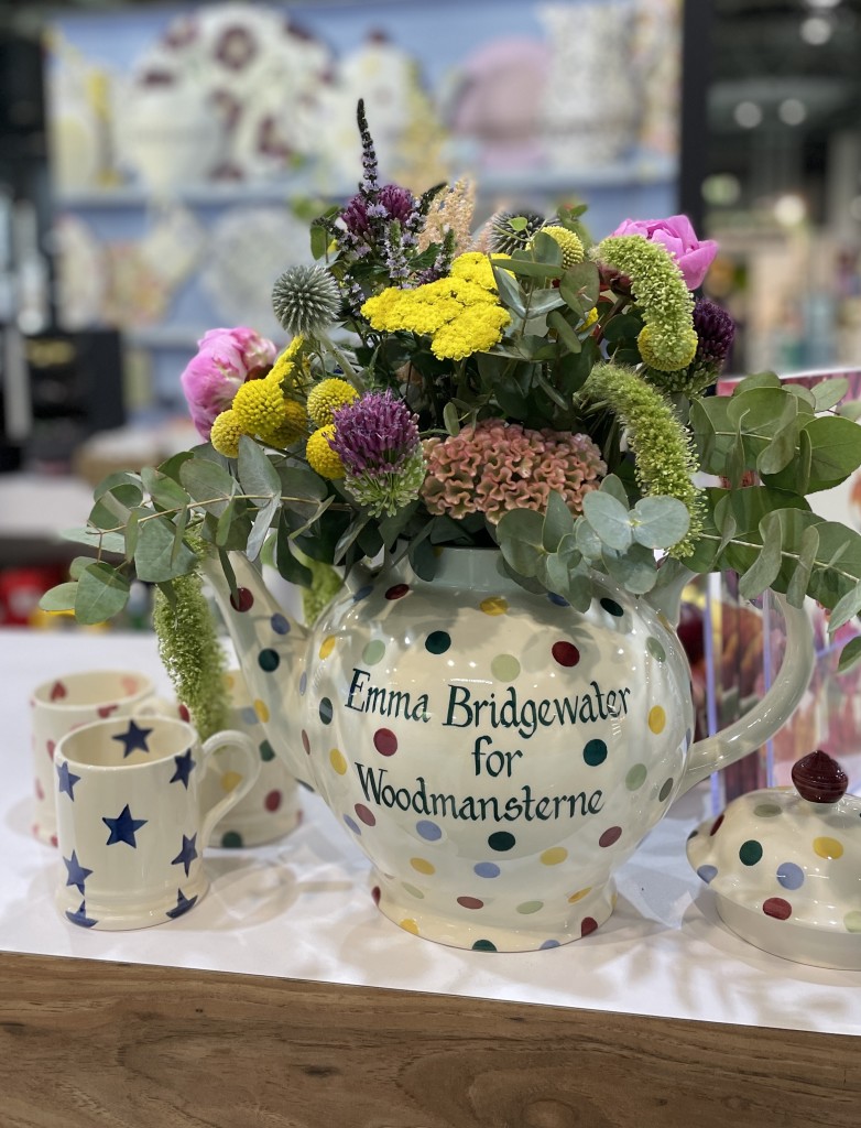 Above: The strong relationship between Woodmansterne and Emma Bridgewater was evident on the publisher’s stand at the recent Glee exhibition