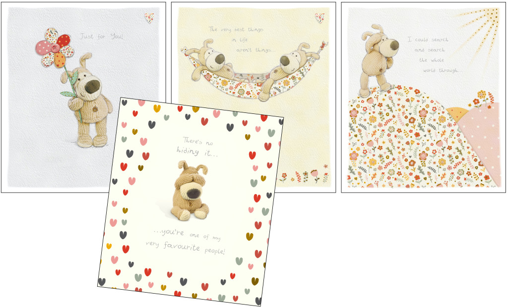 Above: Boofle creator David Blake has drawn seven of the cards among the 15 brand-new designs released to mark his birthday