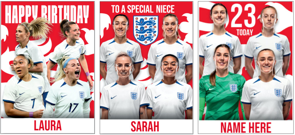 Above: The Lionesses’ cards are a good licence for Danilo
