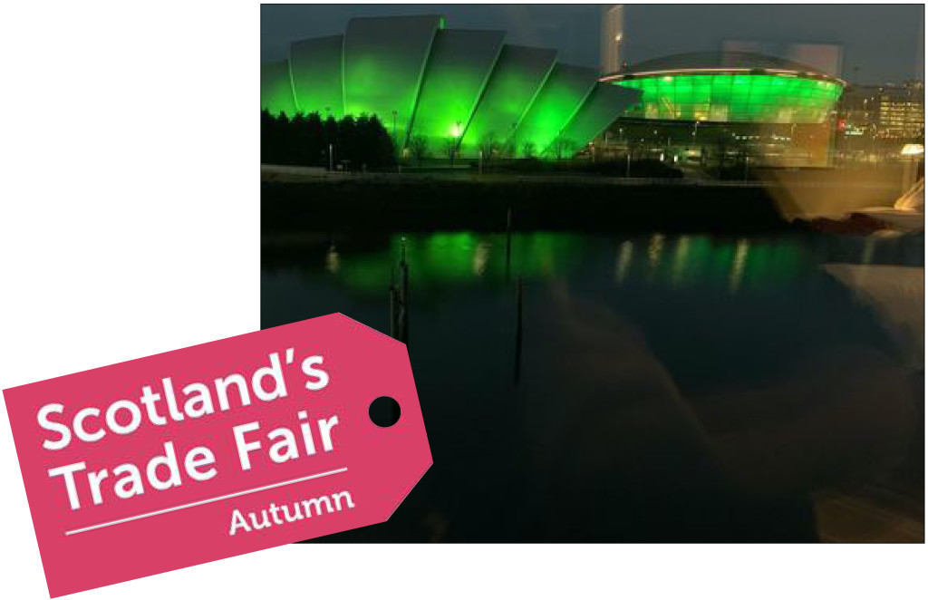 Above: Scotland’s Trade Fairs take place at Glasgow’s SEC (Image: Pink Pig)