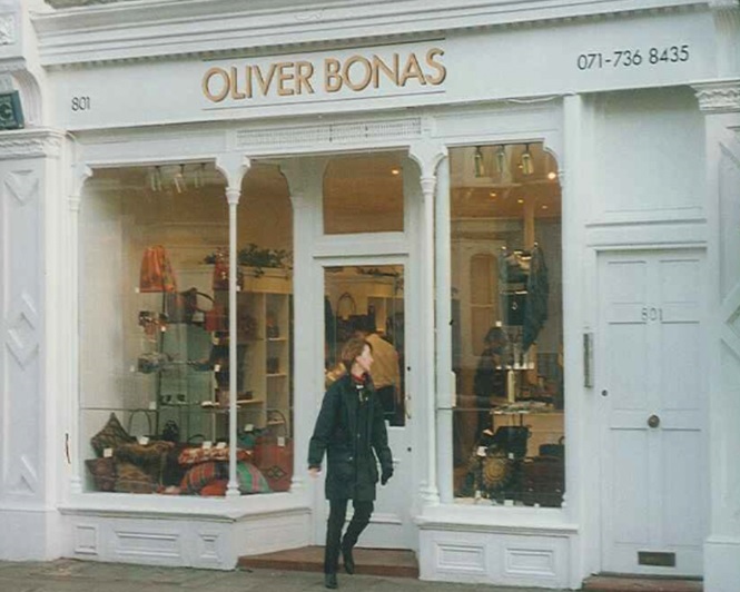 Above: The first Oliver Bonas shop was opened in London’s Fulham in 1993