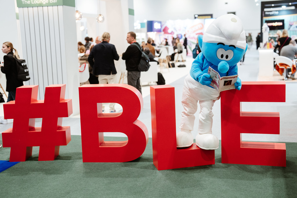 Above: Progressive Greetings made an impact at BLE with characters taking time out to discover the card world