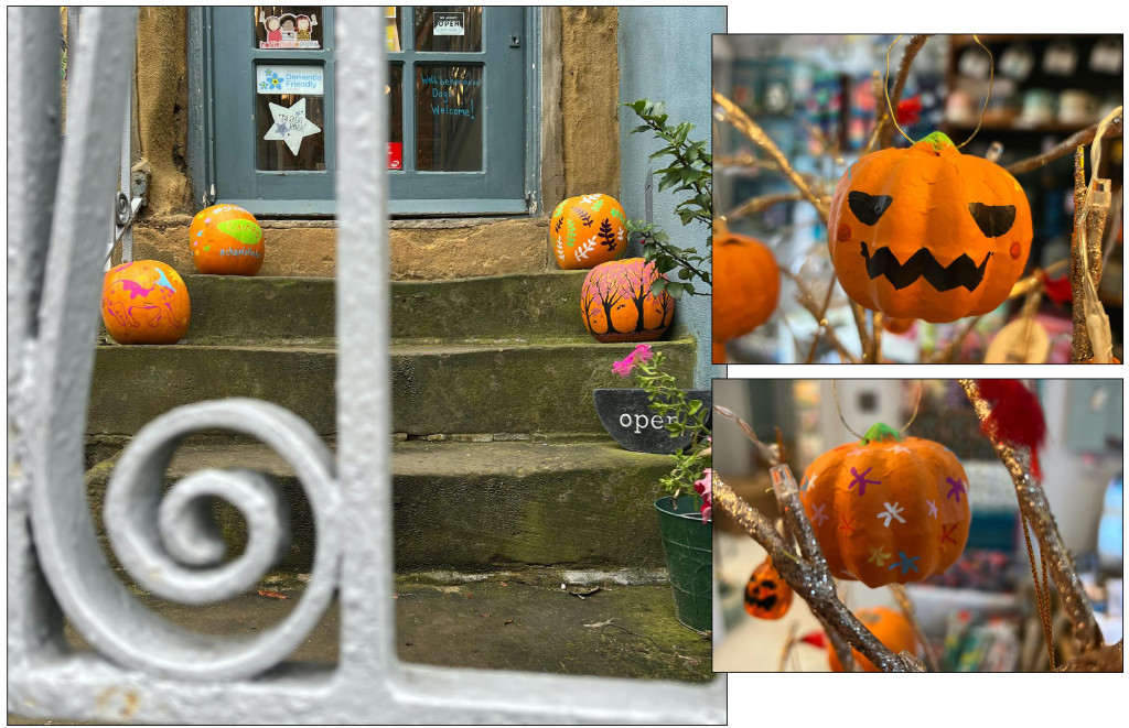 Above: It was all about the pumpkins at Chirpy