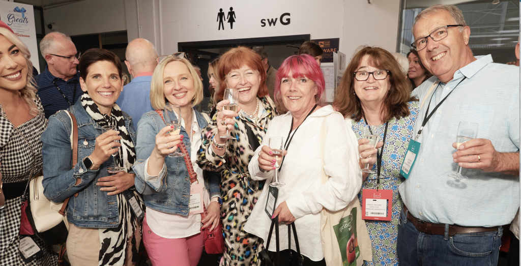 Above & top: A big cheers from some of the lovely retailers who attended PG Live 2023