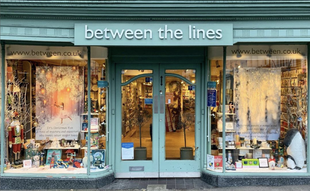Above: Between The Lines has an extra branch this Christmas, with Lymington joining the estate