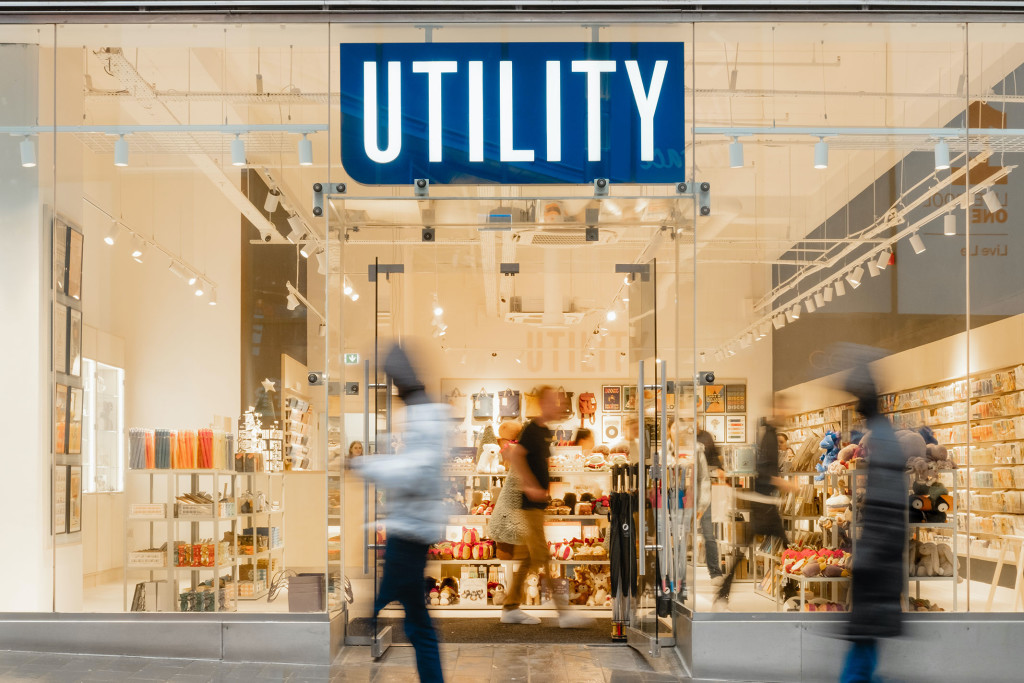 Above & top: Utility’s new flagship store in Liverpool One