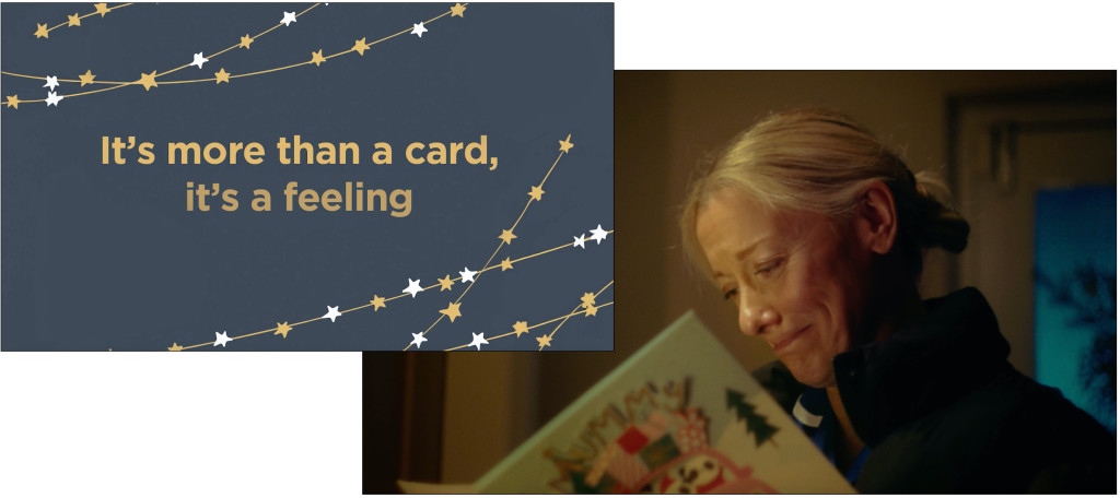 Above: Asda show how a simple card conveys so much emotion