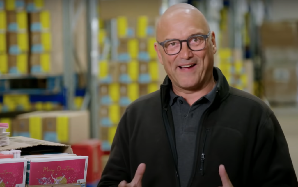 Above & top: Gregg Wallace at Woodmansterne for Inside The Factory