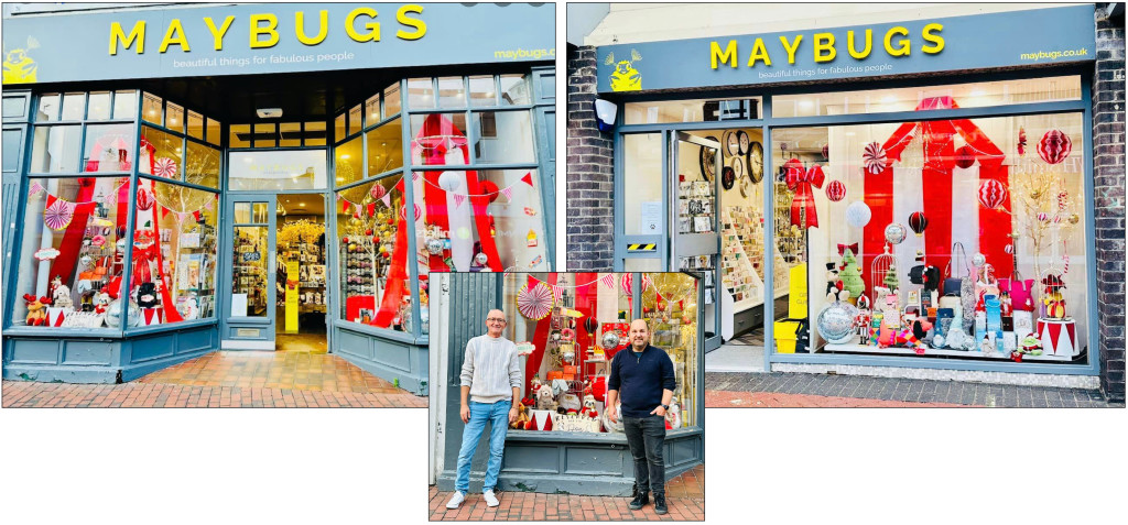 Above: There’s a circus tent theme at Maybugs in Bexhill, Eastbourne and Hailsham, of which owners Greg Rose and John Dale are rightly proud