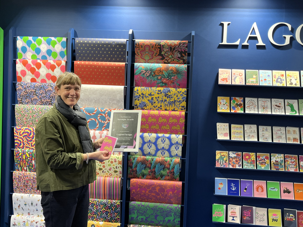 Above: Holly shows off Lagom Design’s winning Warner House collaboration