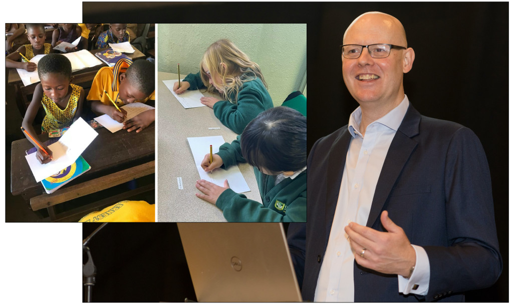Above: Connecting with future consumers is key for GCA president Darren Cave, and the GCA Schools Project does just that