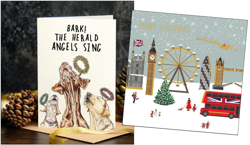 Above: Bewilderbeest’s Bark The Herald Angels Sing and Portfolio’s London scene were two of Postmark’s top sellers