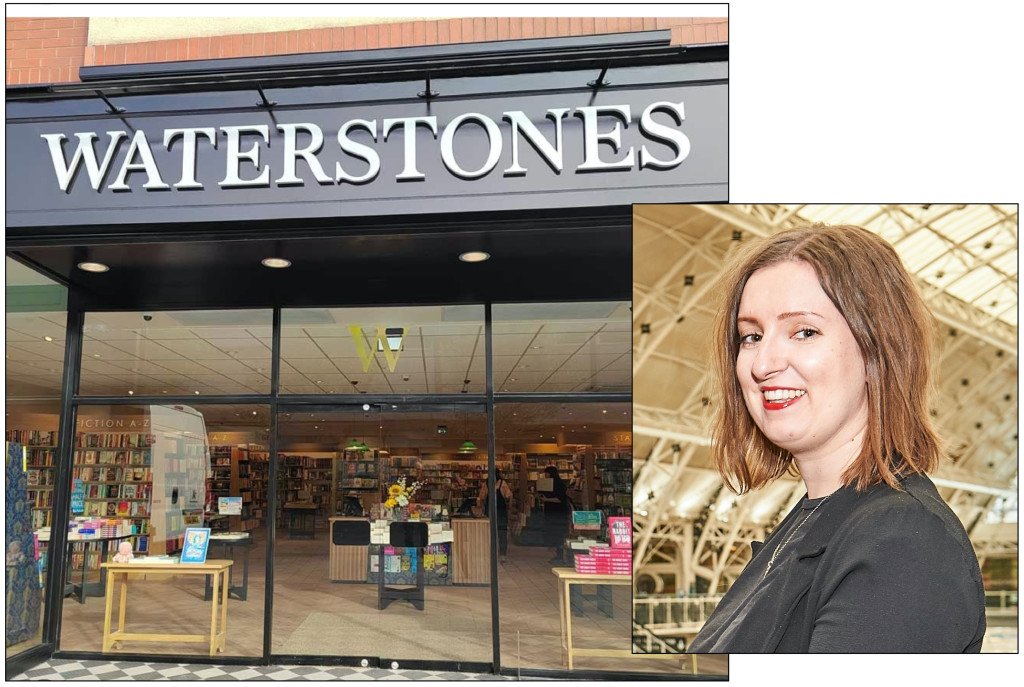 Above: Hazel Walker said Waterstones had a great Christmas period
