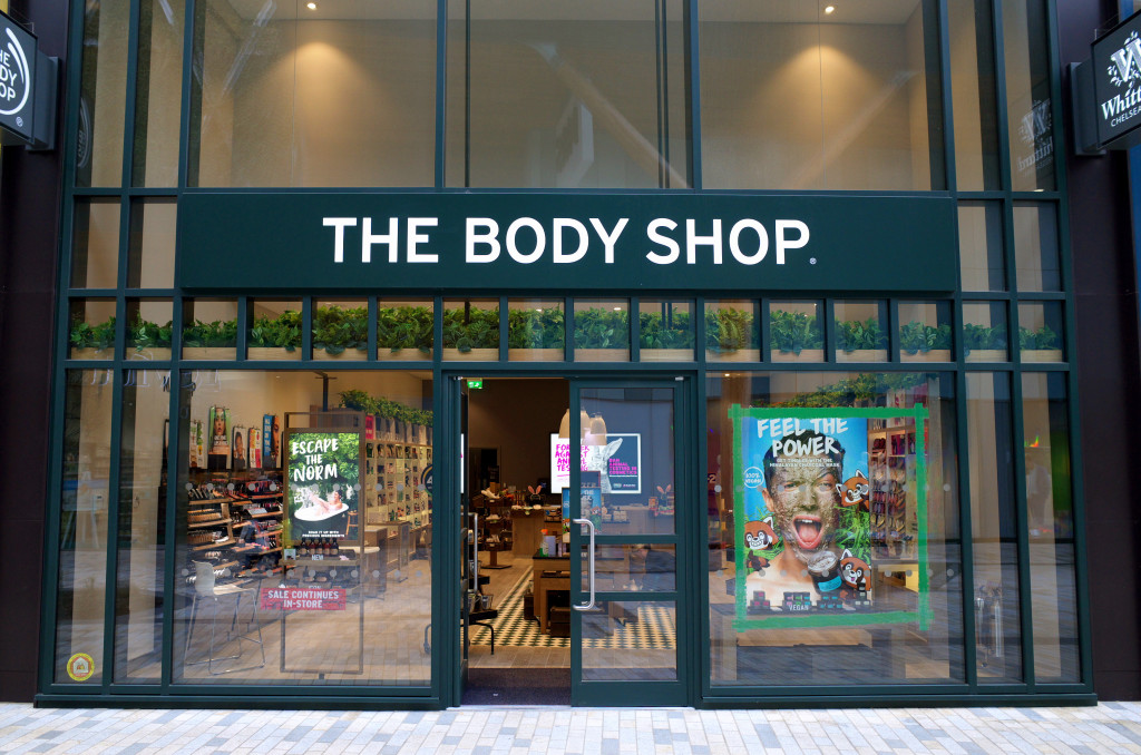 Above & top: The Body Shop collapse is the latest blow to the High Street