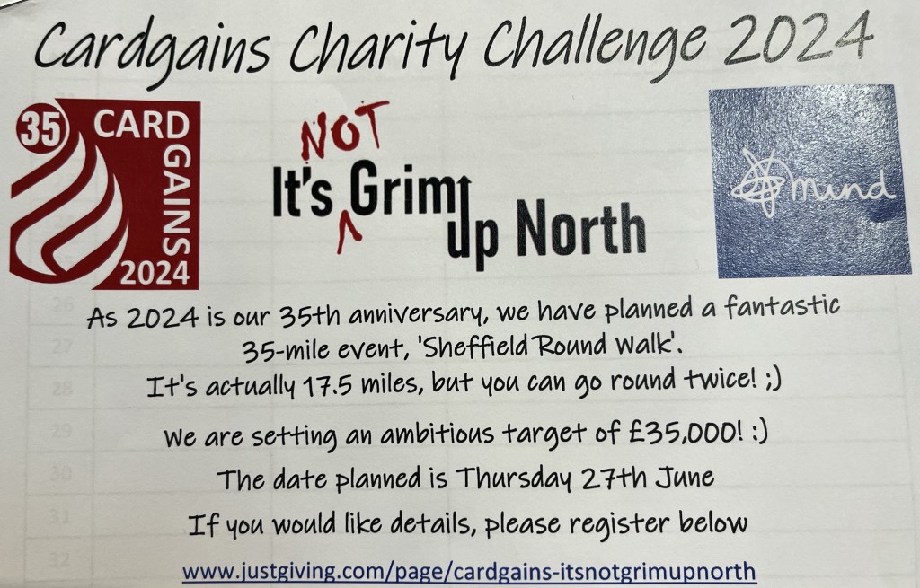 Above: Seek out the sign-up sheet for the 2024 It’s Not Grim Up North challenge