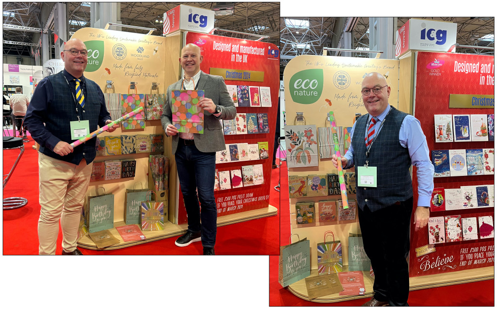 Above & top: Allen Taylor (left) and David Jackson on IC&G’s stand at Spring Fair
