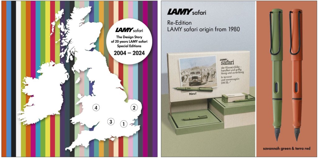 Above & top: Lamy is taking its Safari exhibition on a road trip