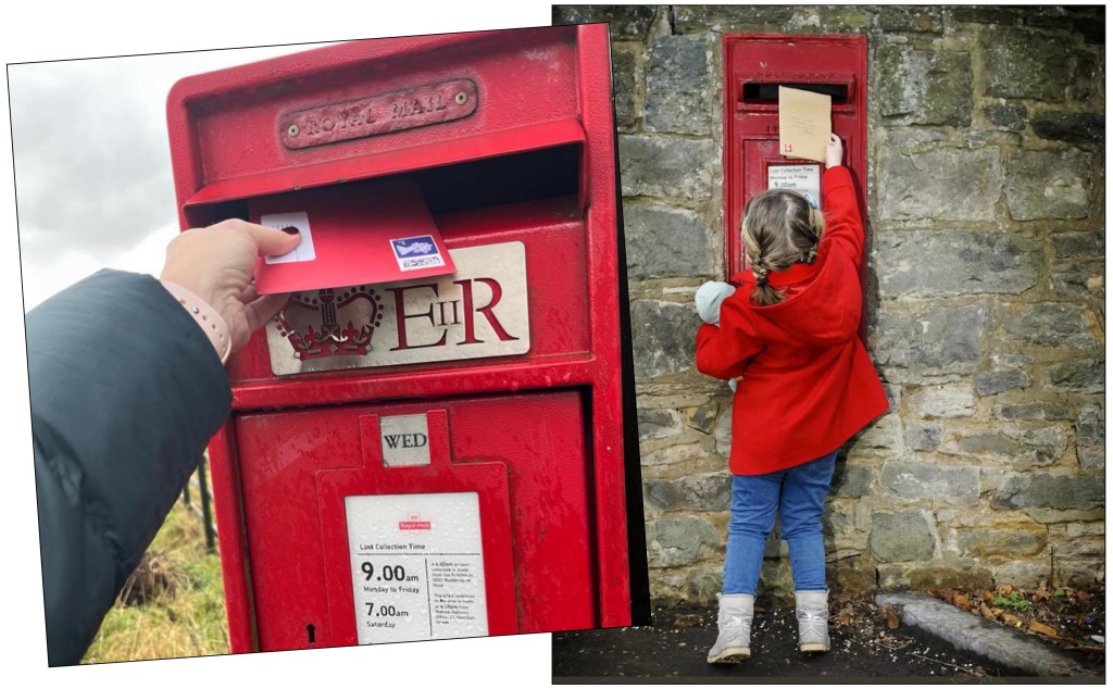 Above: Royal Mail deliveries are crucial to many businesses and keeping people connected