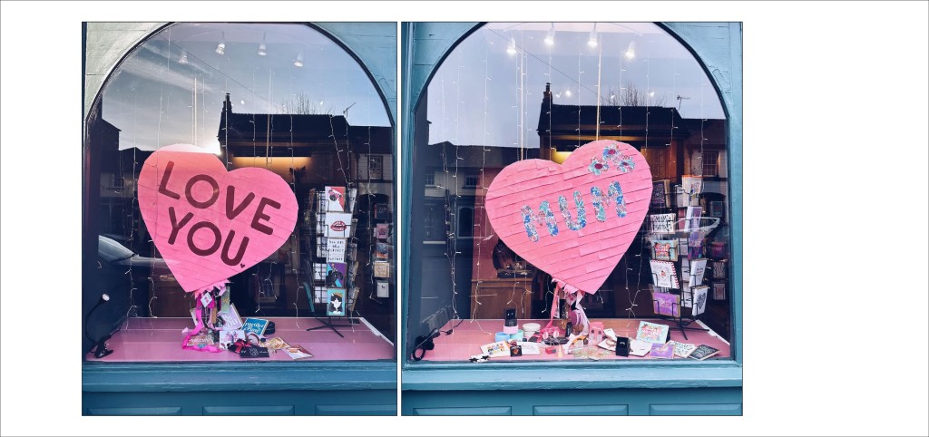Above: Love hearts count double at Fire & File